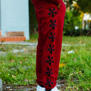 Streets & Aves Sweatpants Red