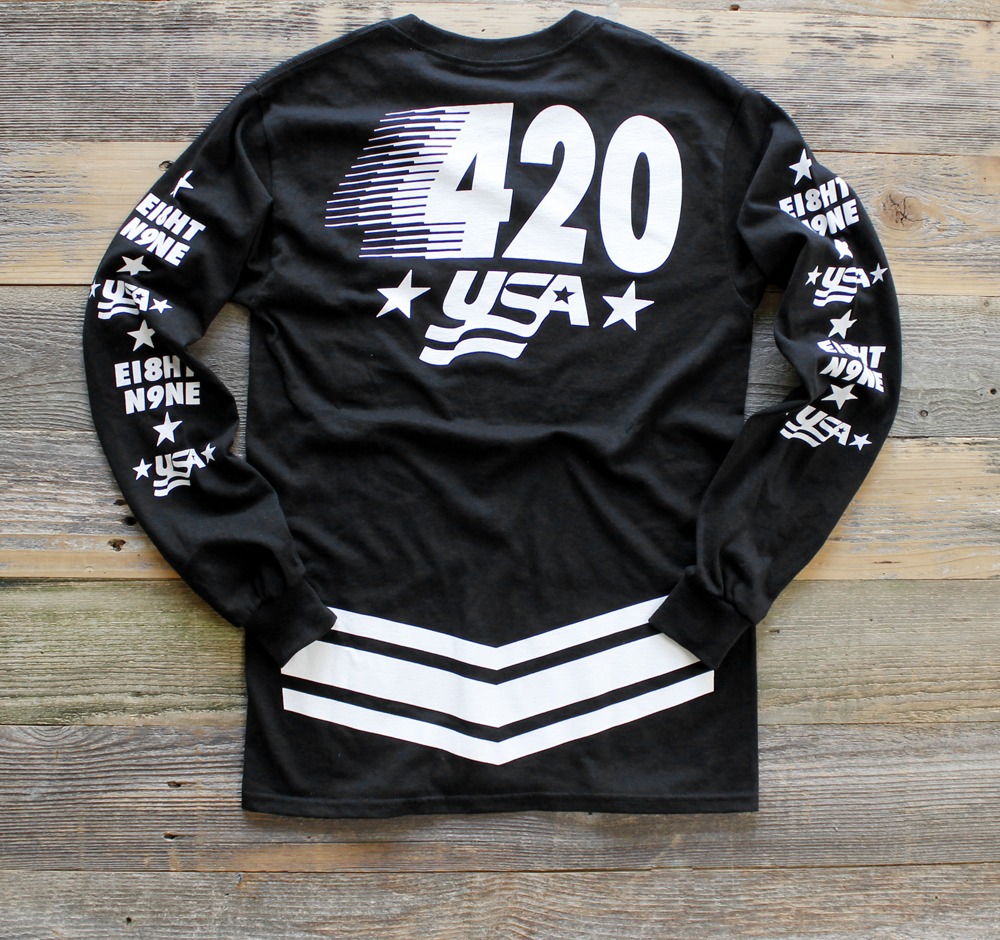 Team USA Jersey Tee Black L/S - 2