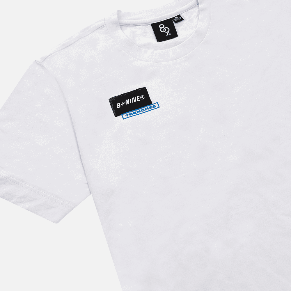 Trench Masters Vintage Wash Tee White