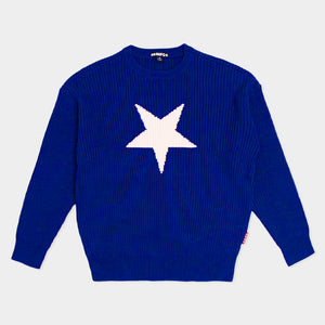 Zero Woven Sweater Navy
