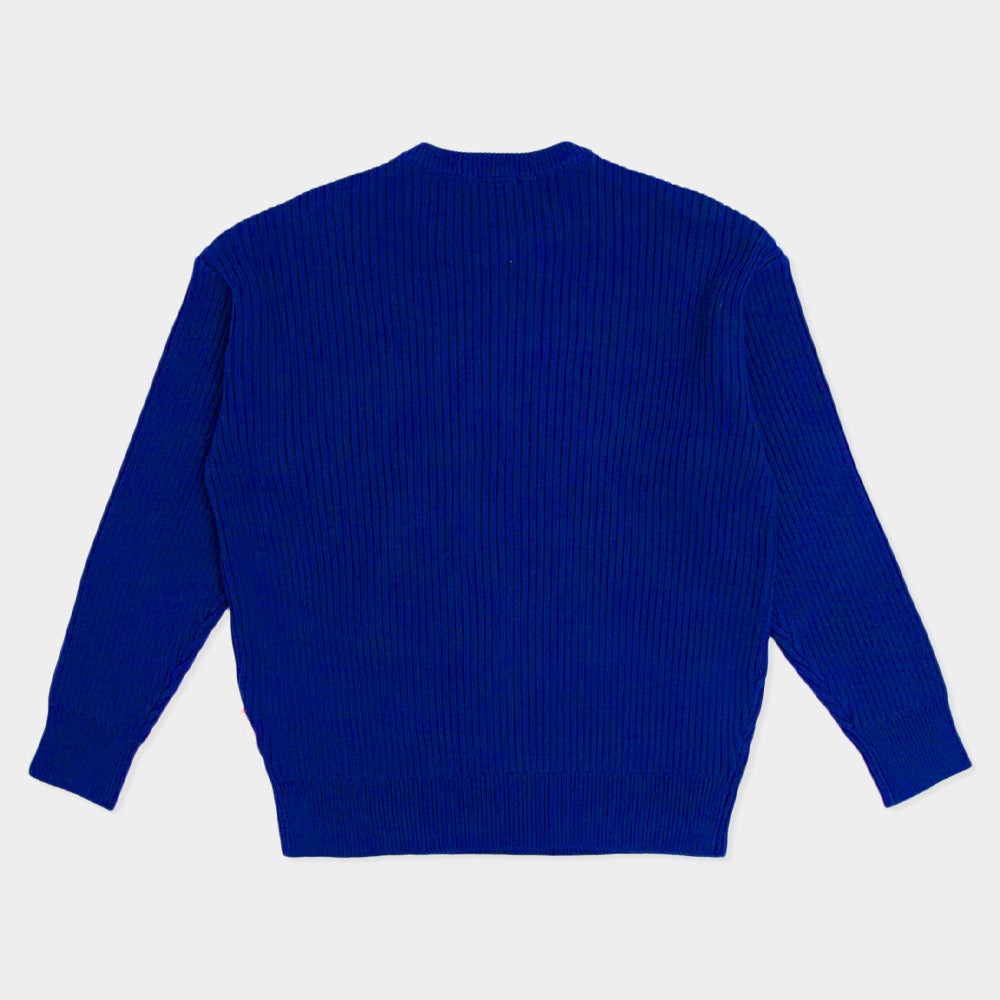 Zero Woven Sweater Navy