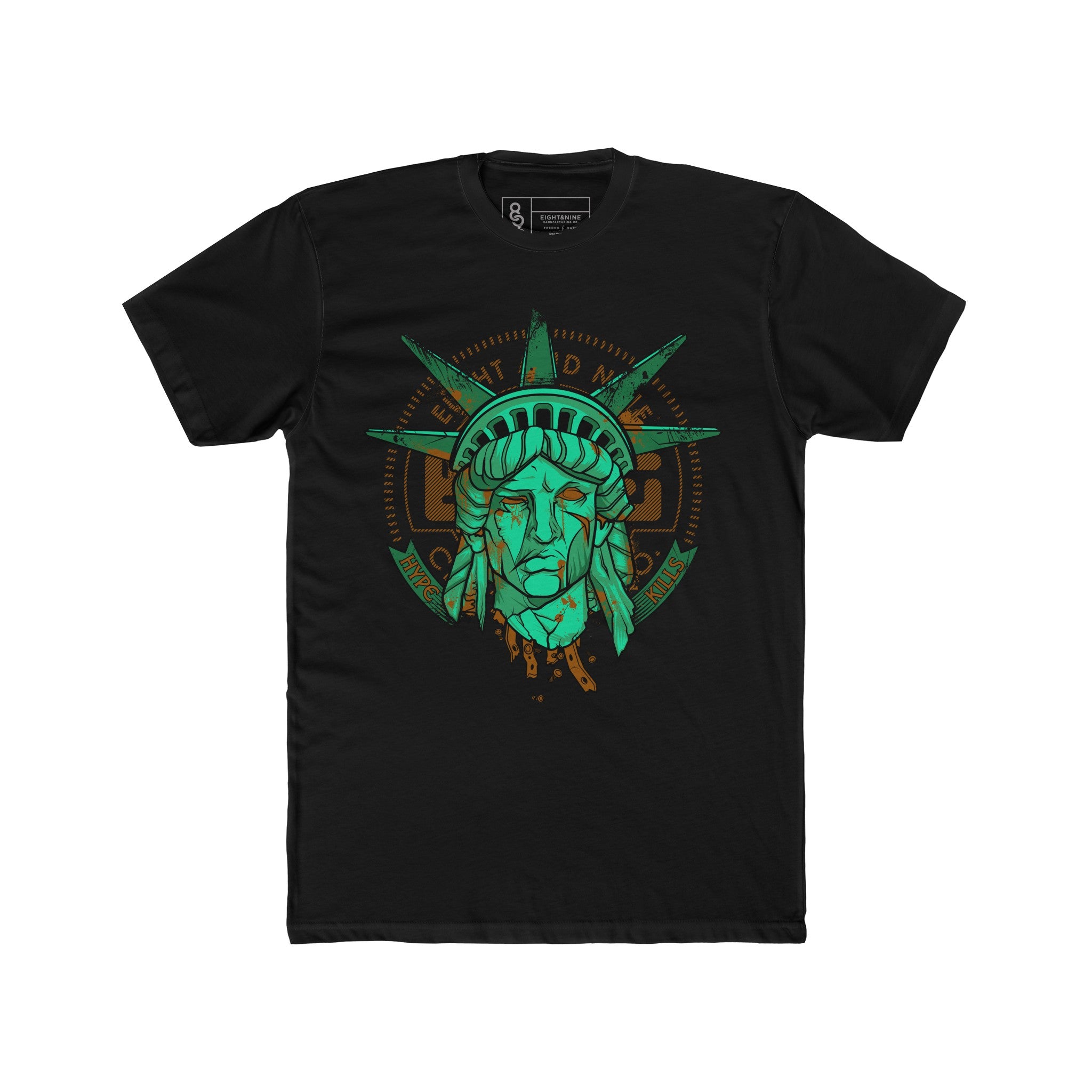 Hype Kills Statue Of Liberty T-Shirt Black Quickstrike
