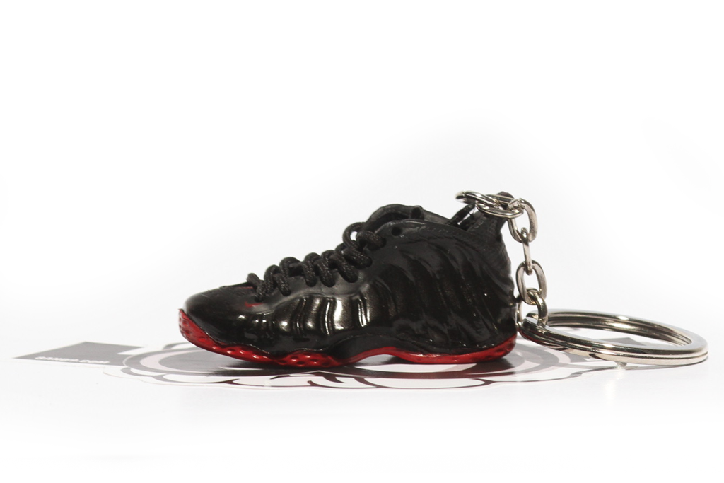 Nike Air Foamposite One Cough Drop Sneaker Keychain