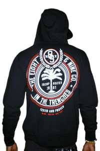 Trenches Bred Hooded Zip Up Sweatshirt - 1
