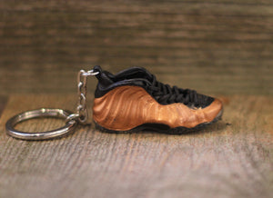 Nike Air Foamposite One Copper Sneaker Keychain