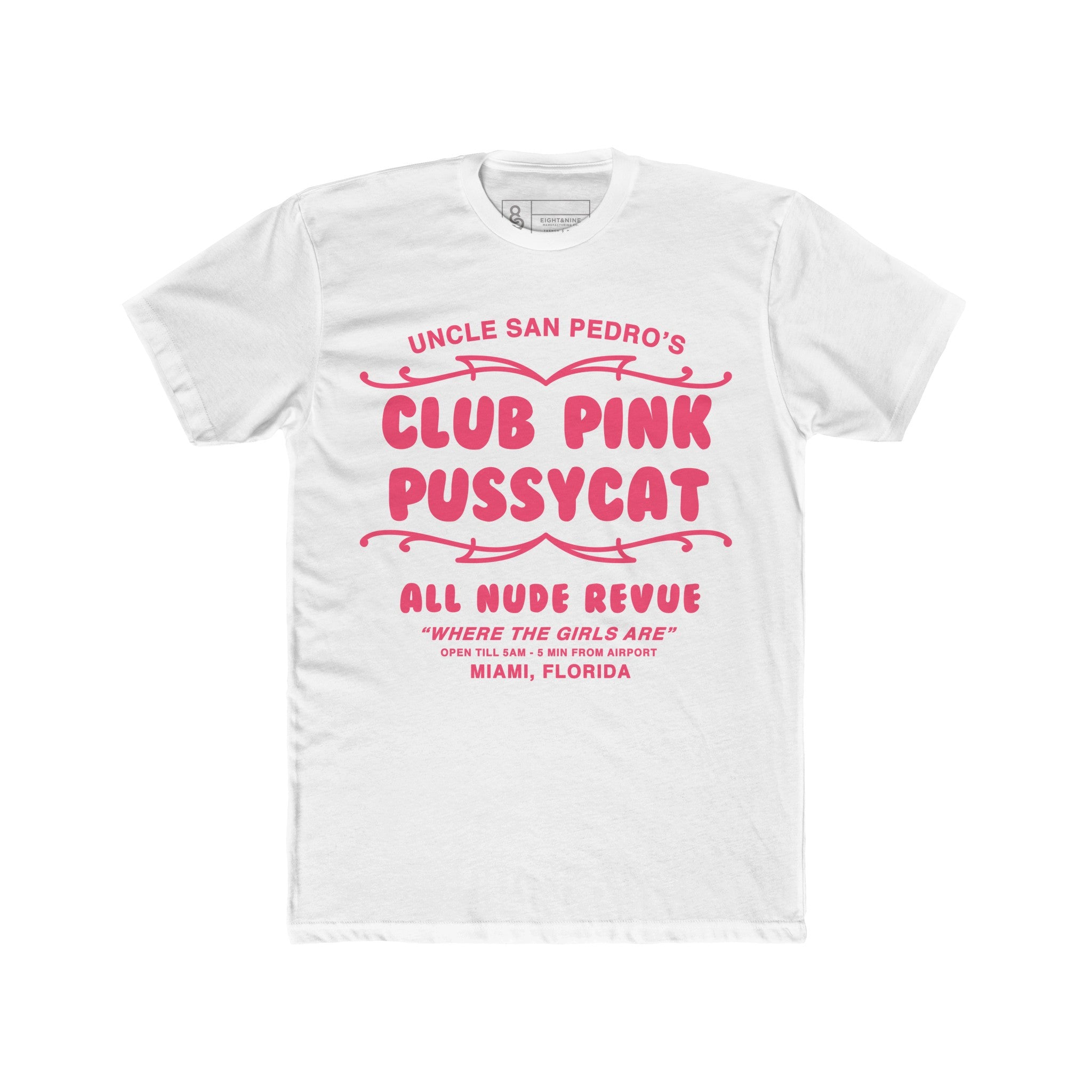Pink Pussy Cat T-Shirt White Quickstrike
