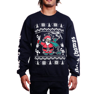 drink champs ugly christmas sweater front