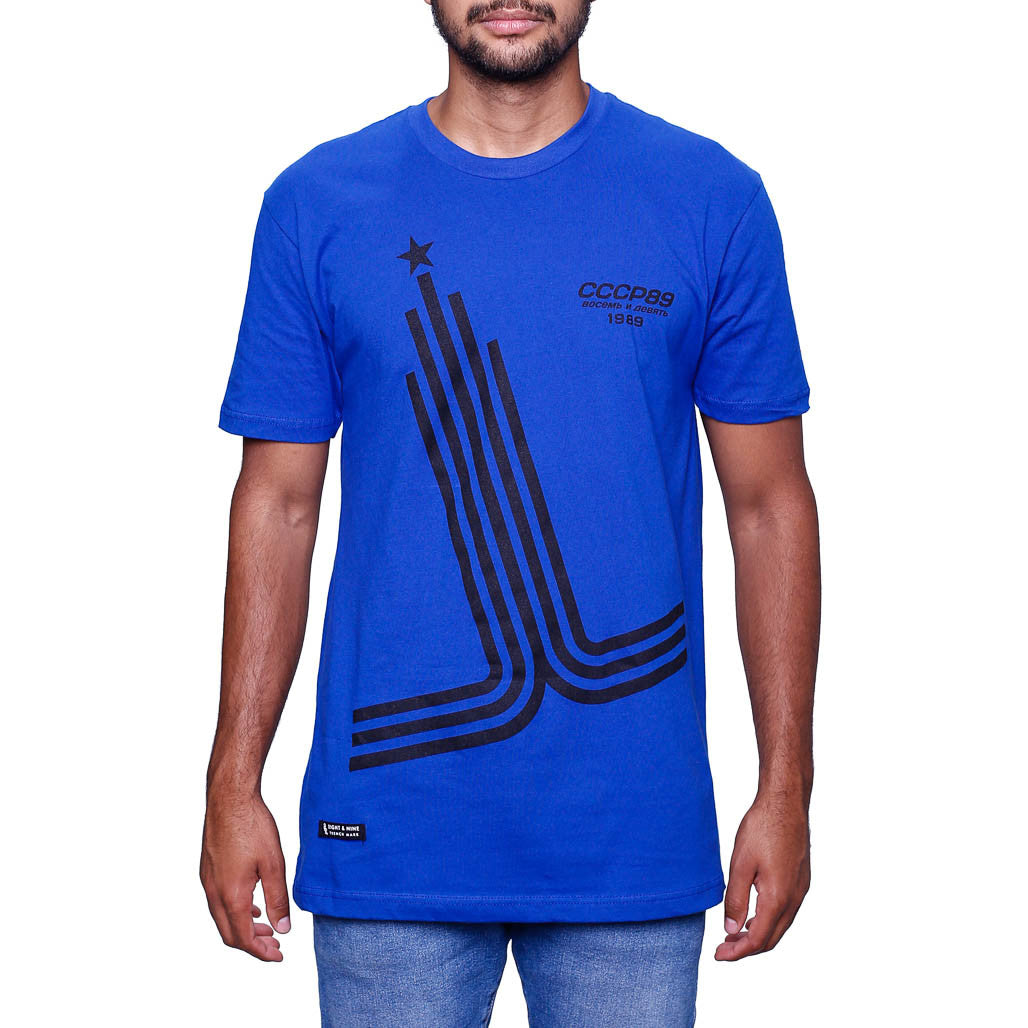 Hyper Cobalt Blue Foamposite Olympic Shirt