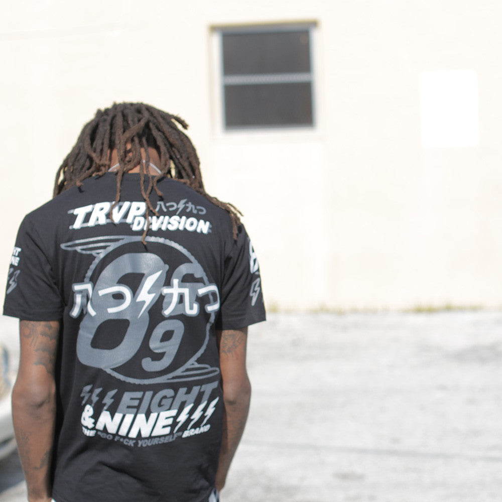 Trap Division Jersey Tee Black Chrome - 1