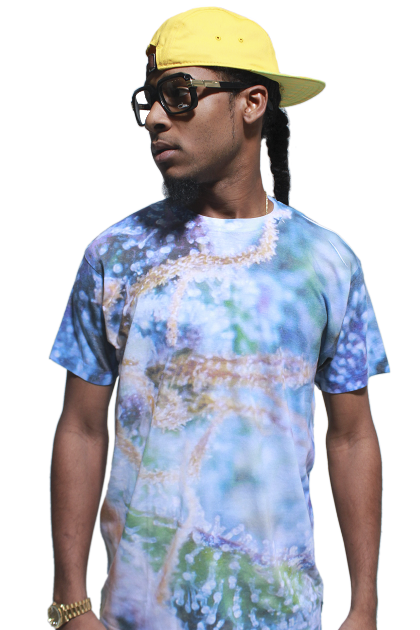 Magnified Trichome Sublimated T Shirt - 1