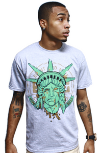 Hype Kills Statue Of Liberty T Shirt - 1