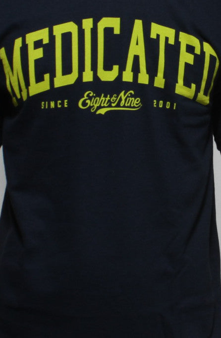 Medicated Navy T Shirt - 2