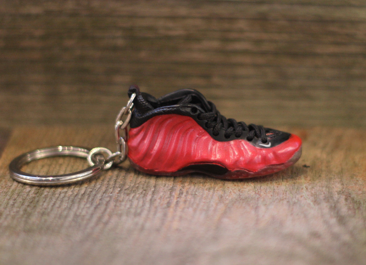 Nike Air Foamposite One Metallic Red Sneaker Keychain – 8&9