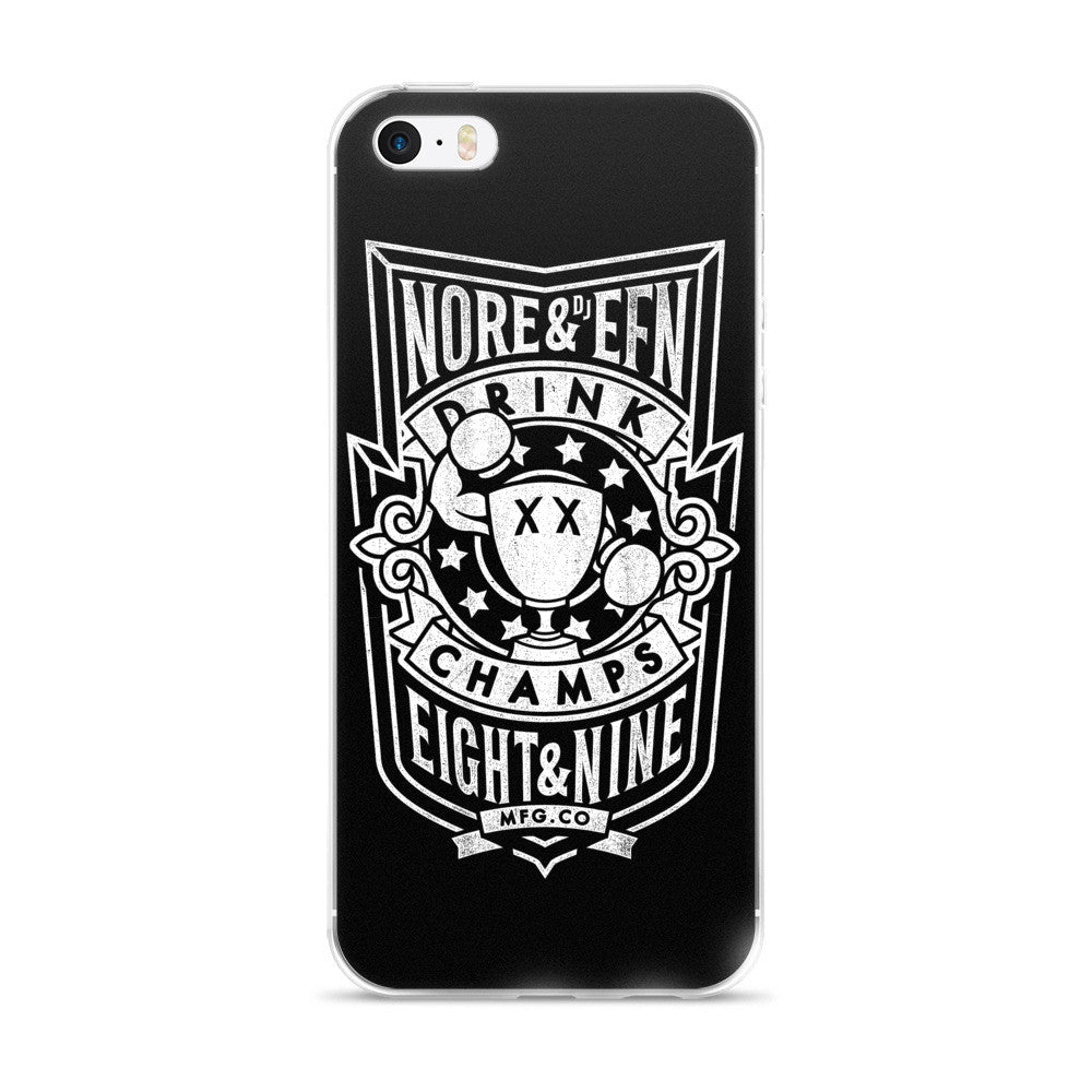 Drink Champs X 8&9 Badge iPhone case