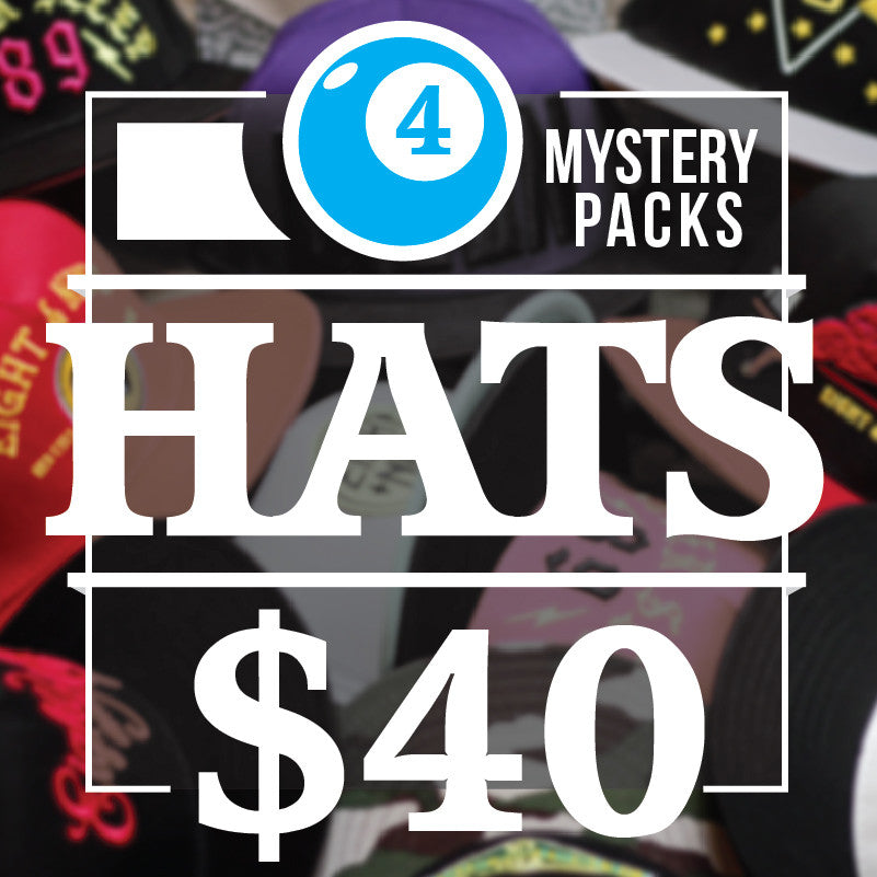 4 Assorted Hats For $40