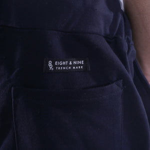 Rolee Premium Terry Shorts Navy w/ White