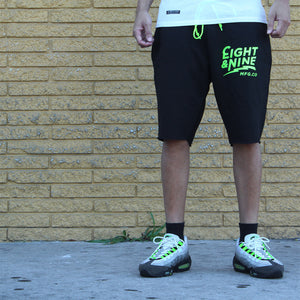 Cruise Black French Terry Shorts Volt - 1