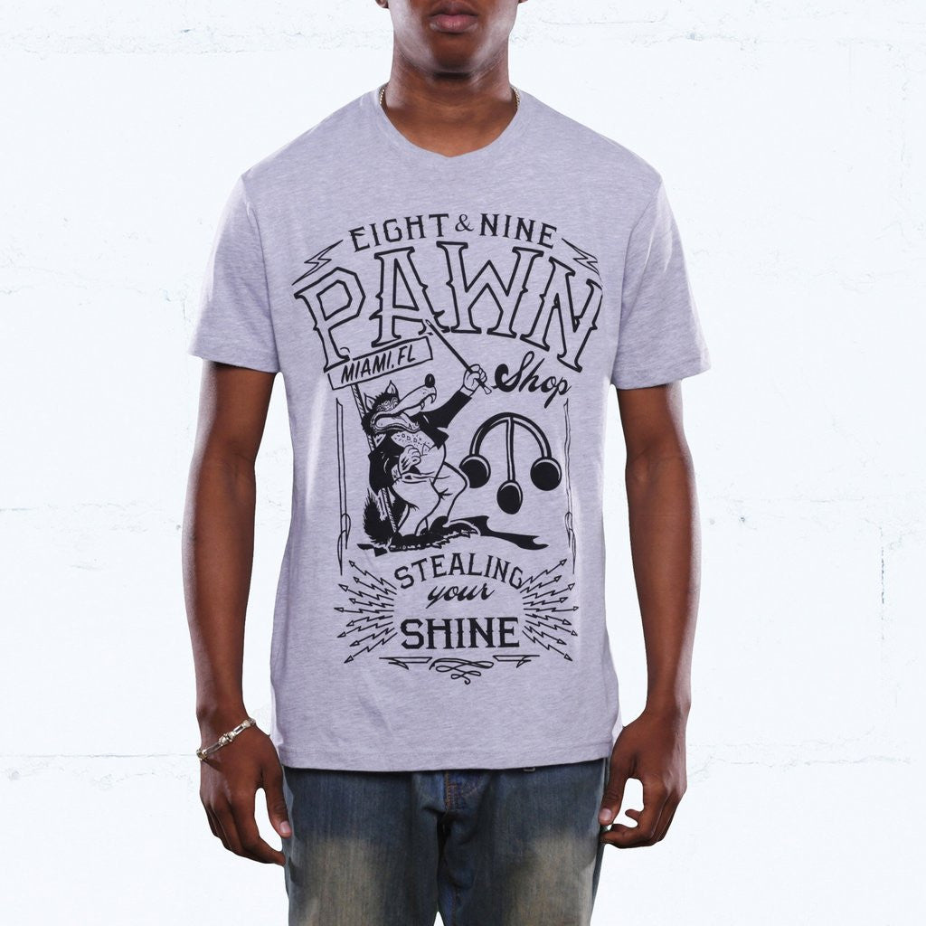 pawn shop 2.0 premium t shirt heather jordan wolf grey