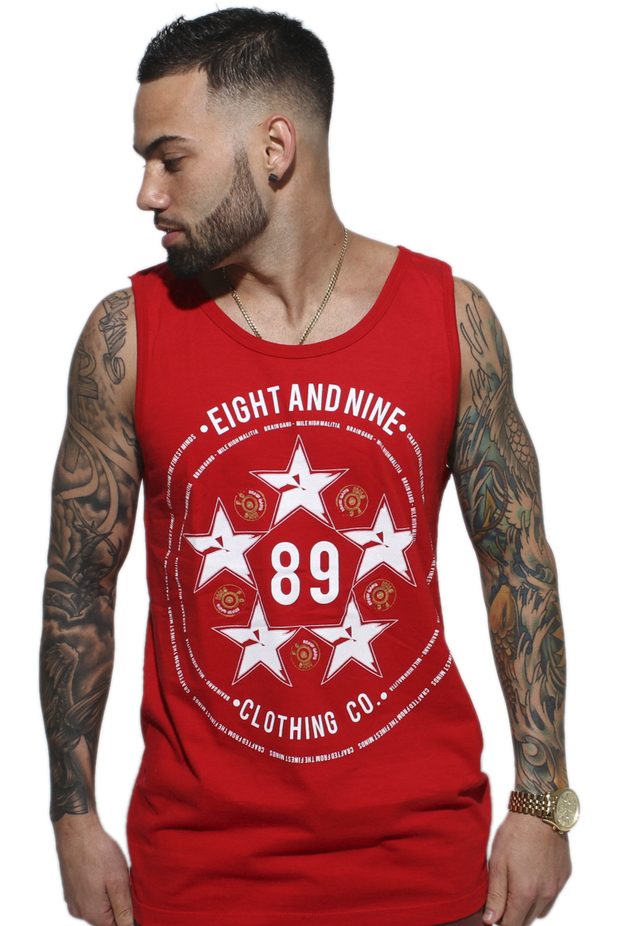 Red Fly High Militia Tank Top - 1