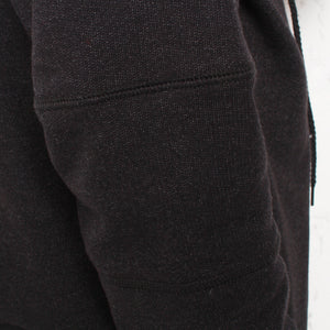 rudimental paneled terry hoodie elongated hoody black (4)