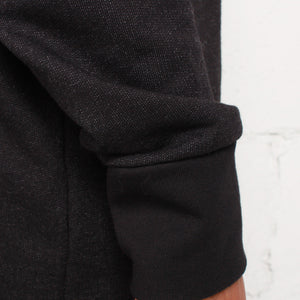 rudimental paneled terry hoodie elongated hoody black (9)