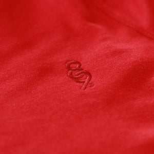 rudimental paneled terry hoodie red elongated hoody (6)
