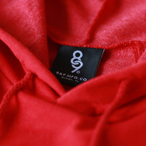 rudimental paneled terry hoodie red elongated hoody (9)