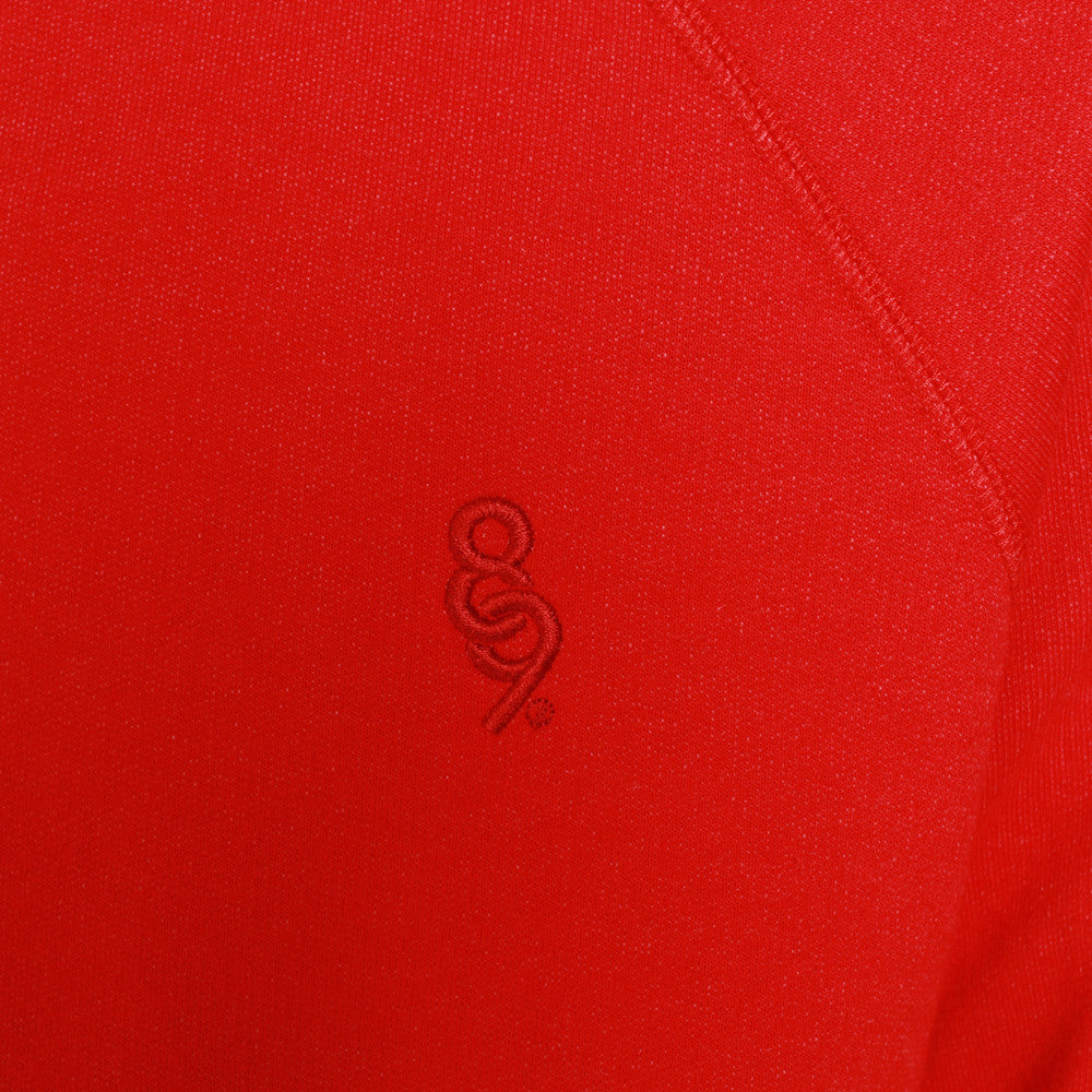 rudimental paneled terry jersey red elongated shirt (4)