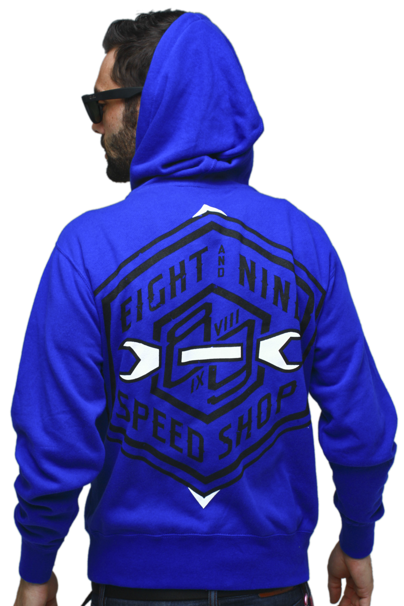 Speed Shop Royal Zip Up Sweatshirt - 1