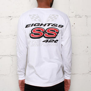 stop snitchin long sleeve white (2)