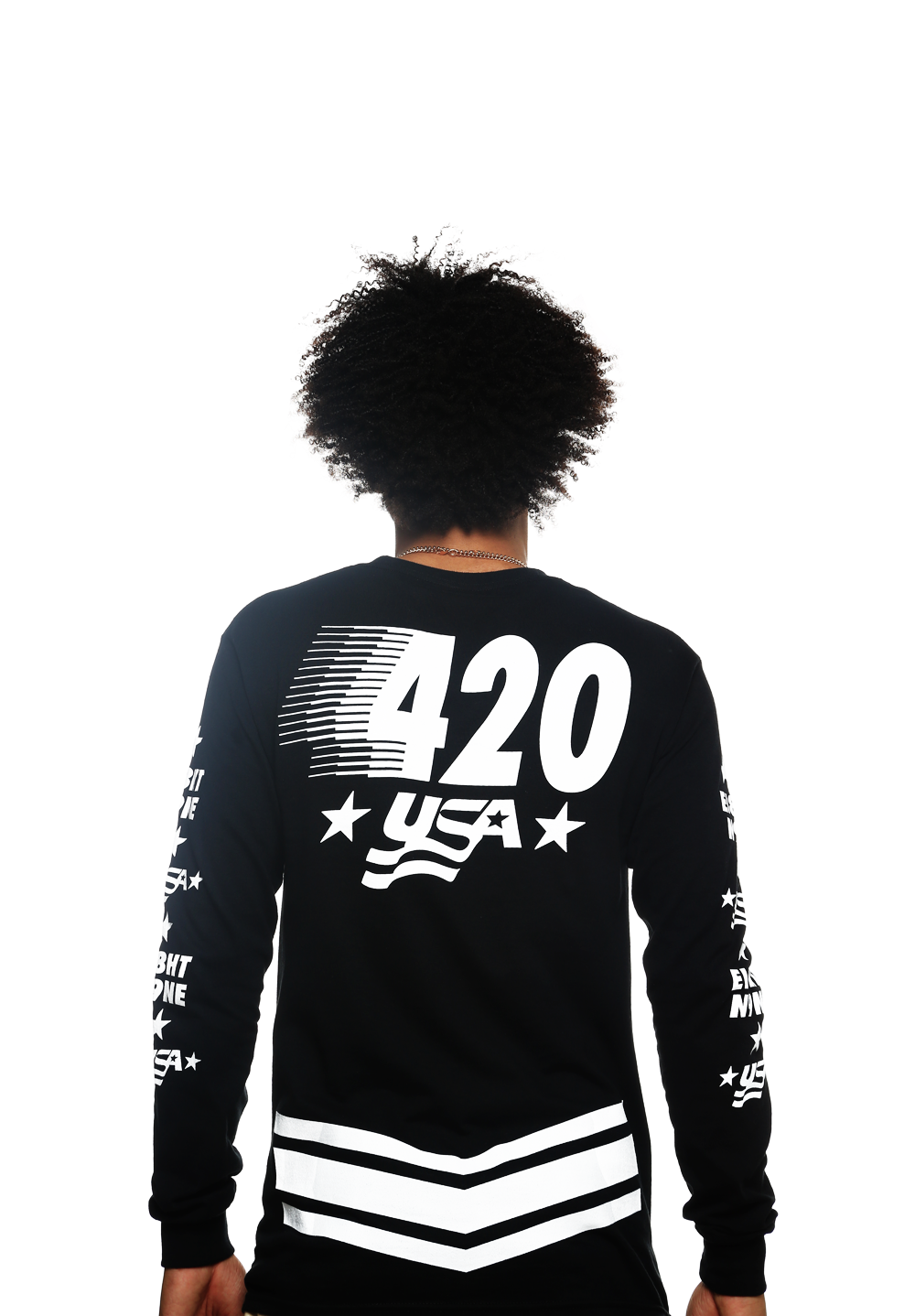 Team USA Jersey Tee Black L/S - 4