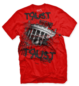 Trust No One Red T Shirt - 2