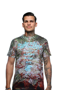 Designer Bud Crystal Greens Sublimated T Shirt - 1