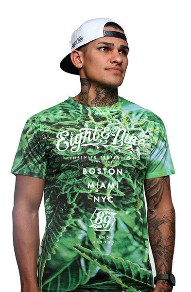Designer Bud Fresh Greens Sublimated T Shirt
